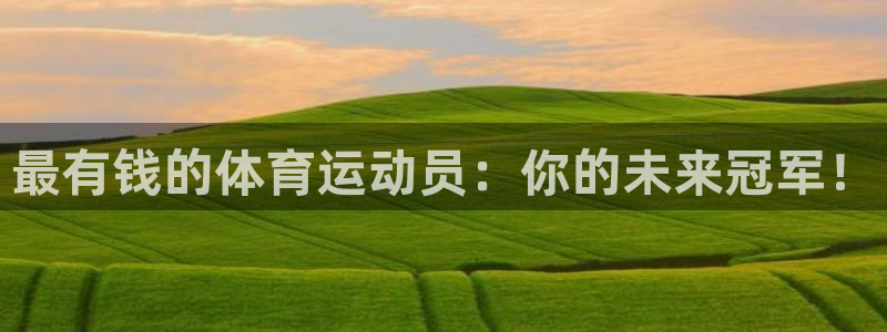 千亿国际官方正版app娱乐:最有钱的体育运动员:你的未来冠军
